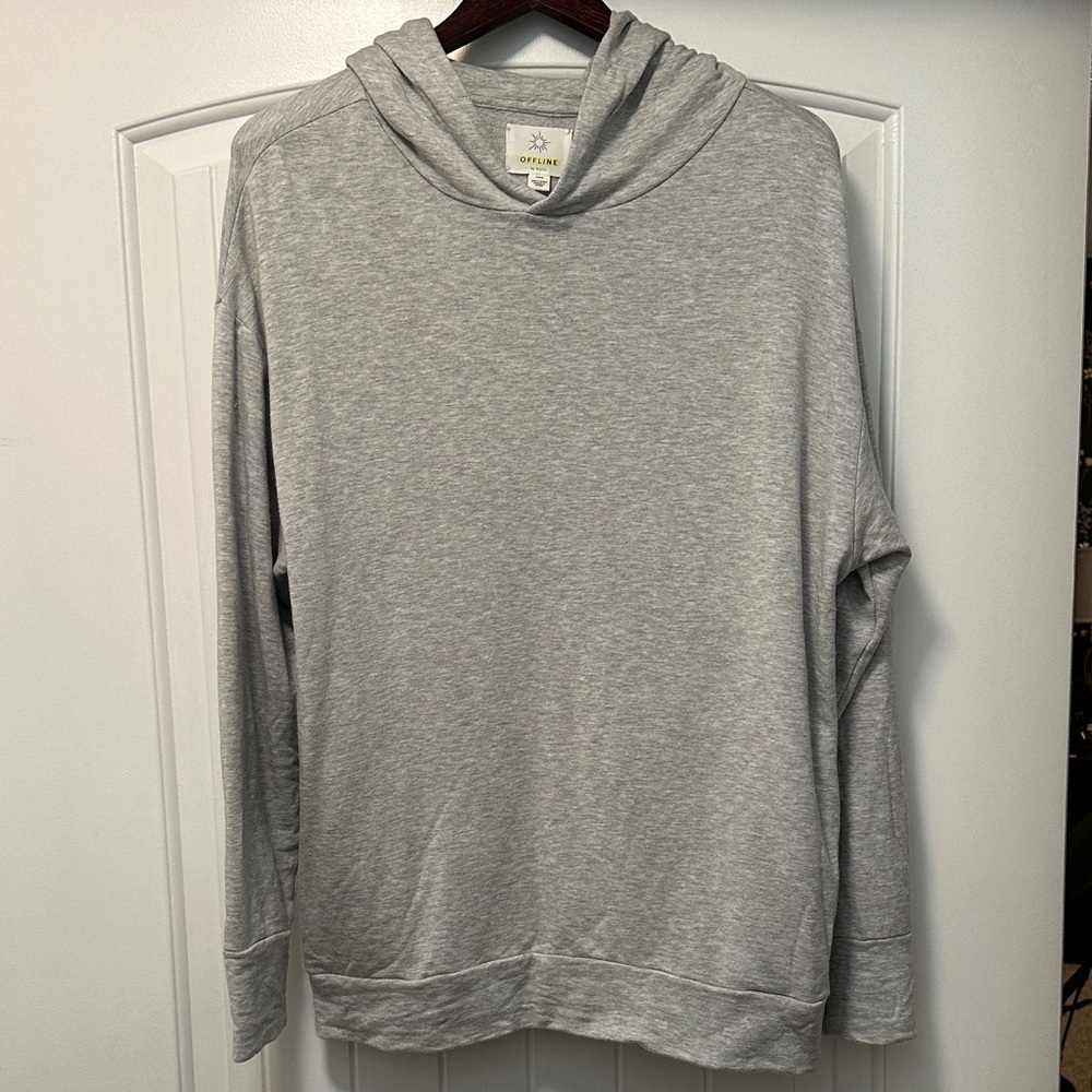 Offline by Aerie Light Gray Women’s Sweatshirt
